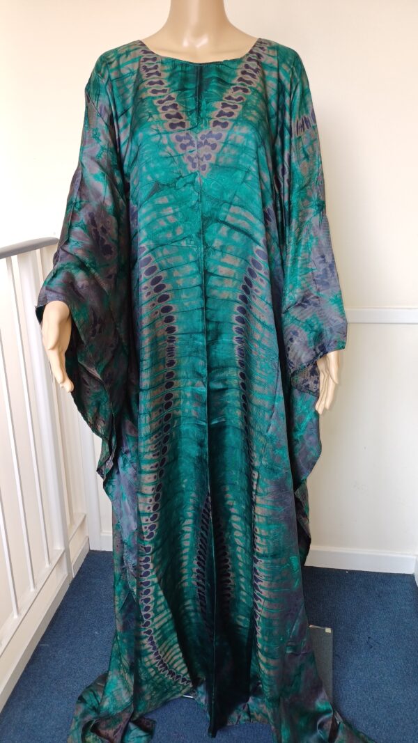 Adire Silk Bubu