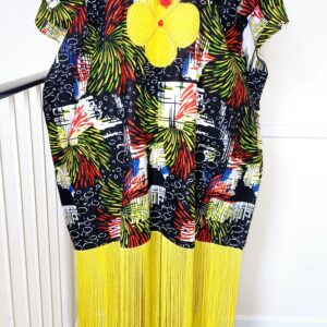 Embroidered fringe bubu
