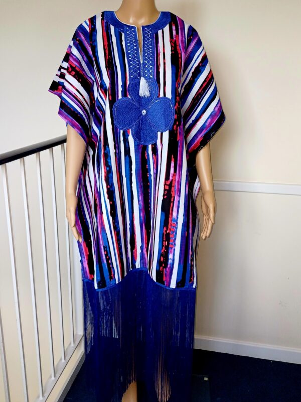 Embroidered fringe bubu - Image 2