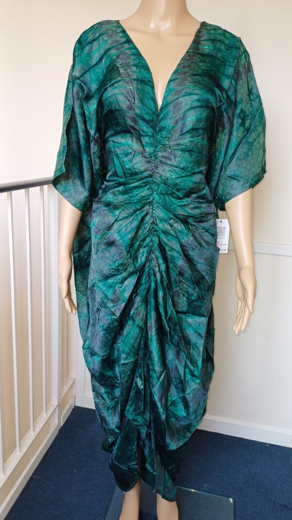 Adire Silk Bubu